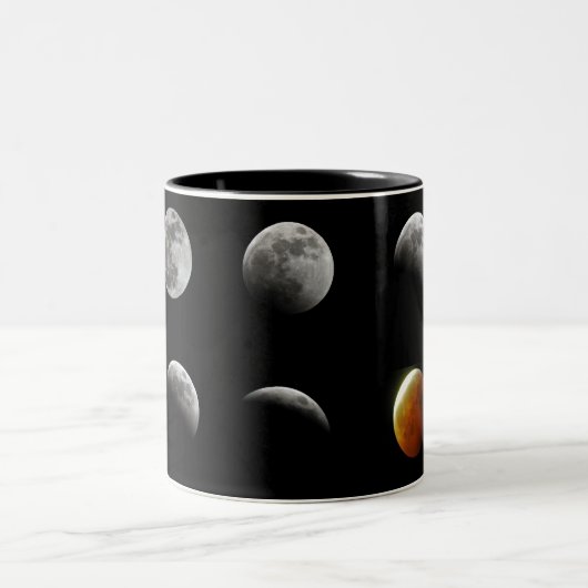 Tasse 2 Couleurs Éclipse Pleine lune (Centre)