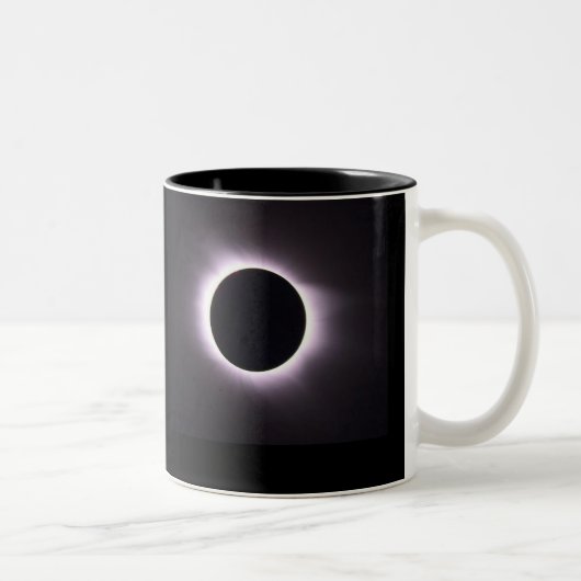 Tasse 2 Couleurs Éclipse solaire (Droit)