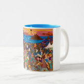 Tasse 2 Couleurs Éclipse solaire 2012 (Devant droit)