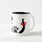 Tasse 2 Couleurs Éclosion de Pet Lover (Devant droit)