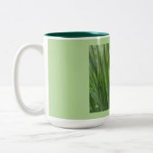 Tasse 2 Couleurs Éco Vert Floral (Gauche)