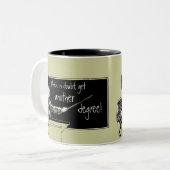Tasse 2 Couleurs École de diplômé (Devant gauche)