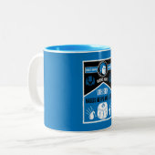 Tasse 2 Couleurs Ecosse Burns Night (Devant gauche)