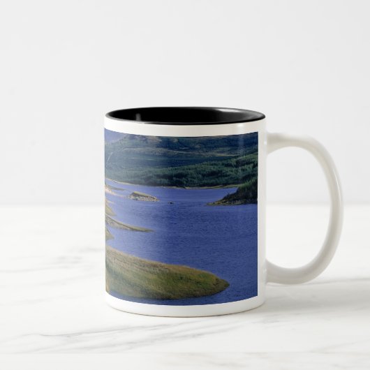 Tasse 2 Couleurs Écosse, Highland, Wester Ross, Loch Garry. Un (Droit)
