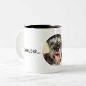 Tasse 2 Couleurs Écouter la boue de LOUDER (Devant gauche)