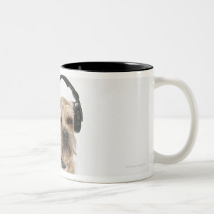 Tasse 2 Couleurs Écouteurs de port de petit chien
