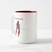 Tasse 2 Couleurs Écrevisse (Devant gauche)