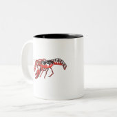 Tasse 2 Couleurs écrevisses (Devant gauche)