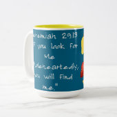 Tasse 2 Couleurs Écriture (Devant gauche)