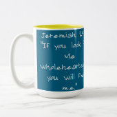 Tasse 2 Couleurs Écriture (Gauche)