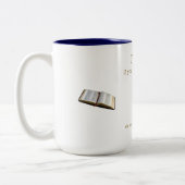 Tasse 2 Couleurs Écriture biblique chrétienne (Gauche)