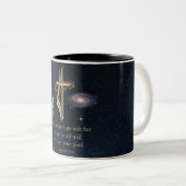 Tasse 2 Couleurs Écriture chrétienne (Devant droit)