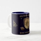 Tasse 2 Couleurs Écriture chrétienne (Devant gauche)