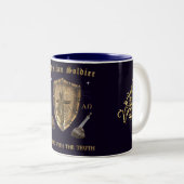 Tasse 2 Couleurs Écriture chrétienne (Devant droit)