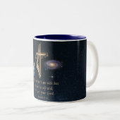 Tasse 2 Couleurs Écriture chrétienne (Devant droit)