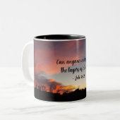 Tasse 2 Couleurs Écriture de création (Devant gauche)