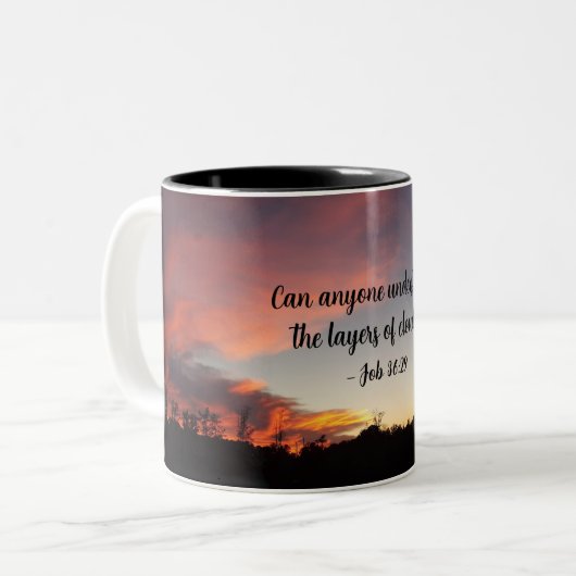 Tasse 2 Couleurs Écriture de création (Devant gauche)