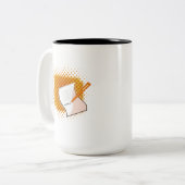 Tasse 2 Couleurs Écriture Lover (Devant gauche)