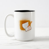 Tasse 2 Couleurs Écriture Lover (Gauche)