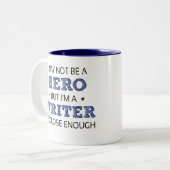 Tasse 2 Couleurs Écrivain Humour nouveauté (Devant gauche)