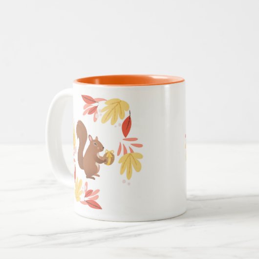 Tasse 2 Couleurs Écureuil (Devant gauche)