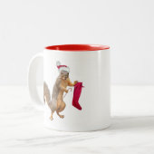 Tasse 2 Couleurs Écureuil avec bouchon (Devant gauche)