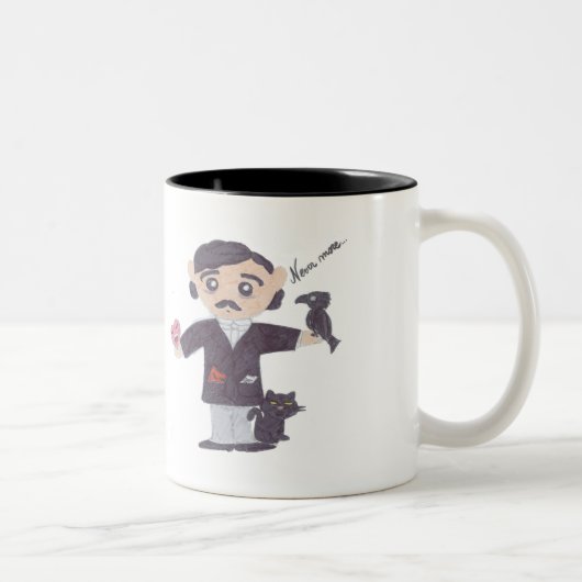 Tasse 2 Couleurs Edgar Allan Poe (Droit)