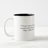Tasse 2 Couleurs Edgar Allan Poe (Gauche)