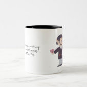 Tasse 2 Couleurs Edgar Allan Poe (Centre)