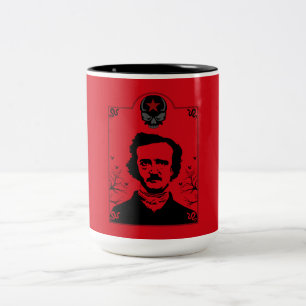 Tasse 2 Couleurs Edgar Allan Poe Black Raven