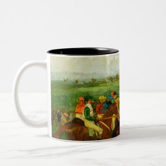 Tasse 2 Couleurs Edgar Degas Équitation (Gauche)