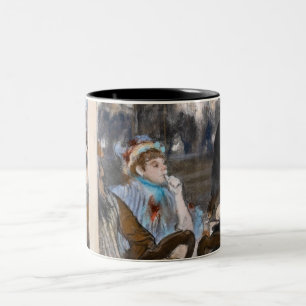 Tasse 2 Couleurs Edgar Degas - Femmes sur une terrasse de café en s