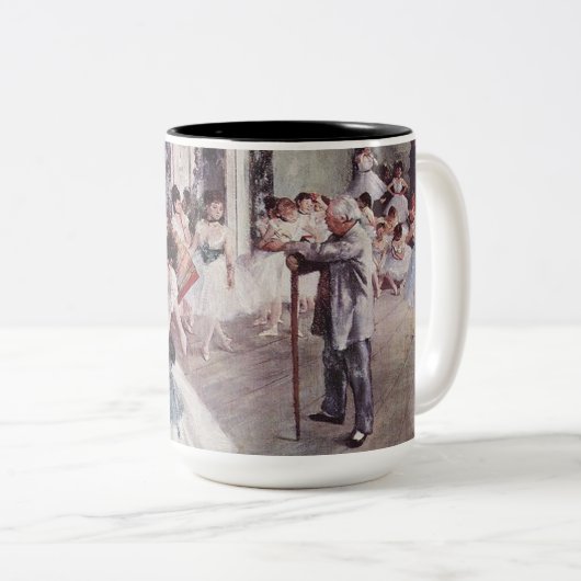 Tasse 2 Couleurs Edgar Degas La Classe Danse (Devant droit)