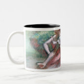 Tasse 2 Couleurs Edgar Degas | quatre ballerines sur l'étape (Gauche)