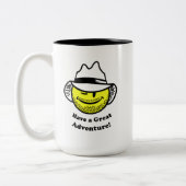 Tasse 2 Couleurs Édition de Tad Conner de pensées de Thinkwells (Gauche)