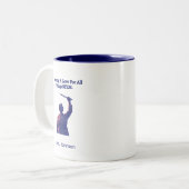 Tasse 2 Couleurs Éducateur favorisant l'amour pour tout ce qui touc (Devant gauche)