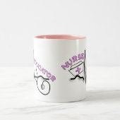 Tasse 2 Couleurs Éducatrice QRS d'infirmière et conception de (Centre)