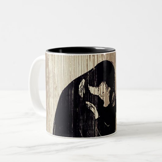 Tasse 2 Couleurs Edvard Munch - Le Kiss IV (Devant gauche)