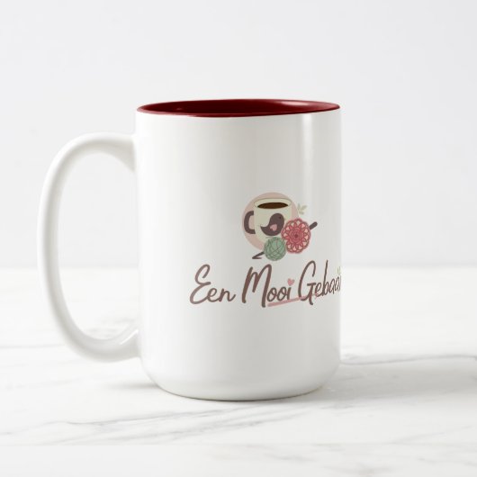 Tasse 2 Couleurs Een Mooi Gebaar Grote Mok (Gauche)