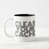 Tasse 2 Couleurs Effacer votre cache (Gauche)