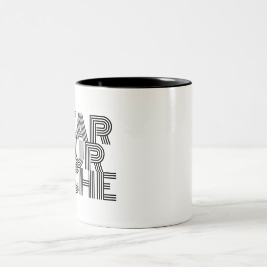 Tasse 2 Couleurs Effacer votre cache (Centre)
