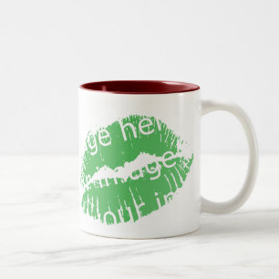 Tasse 2 Couleurs Effet chaud de lèvres