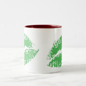 Tasse 2 Couleurs Effet chaud de lèvres (Centre)