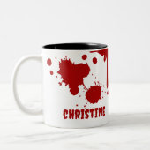 Tasse 2 Couleurs Effondrement Sanguin Gory Horreur (Gauche)