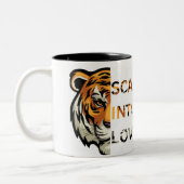 Tasse 2 Couleurs effrayant dans l'amour (Gauche)