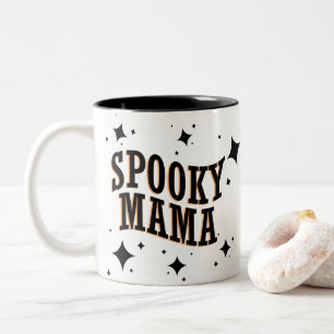 Tasse 2 Couleurs Éffrayant Mama Funny Met Halloween