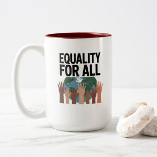 Tasse 2 Couleurs Égalité pour tous – Journée des droits de l'homme