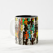 Tasse 2 Couleurs Égalité raciale (Devant gauche)