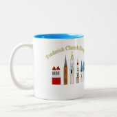 Tasse 2 Couleurs Église Steeples de Frederick (Gauche)