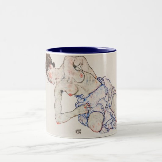 TASSE 2 COULEURS EGON SCHIELE (Centre)